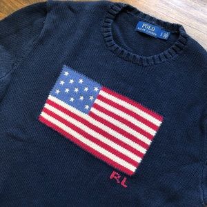 ICONIC Ralph Lauren Flag Sweater
